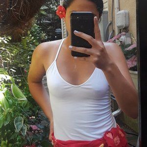 *FOREVER 21* SIMPLE WHITE BODYSUIT (any occasion)